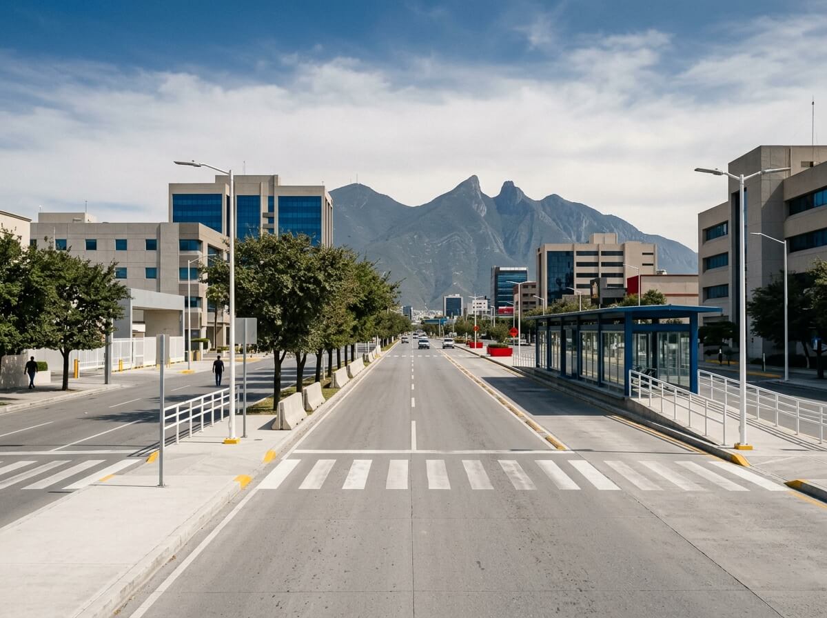 Vista urbana de Monterrey, Nuevo León